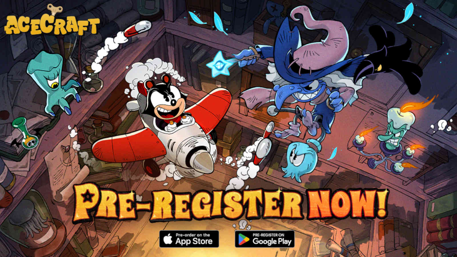 Pre-register for Acecraft game key visual