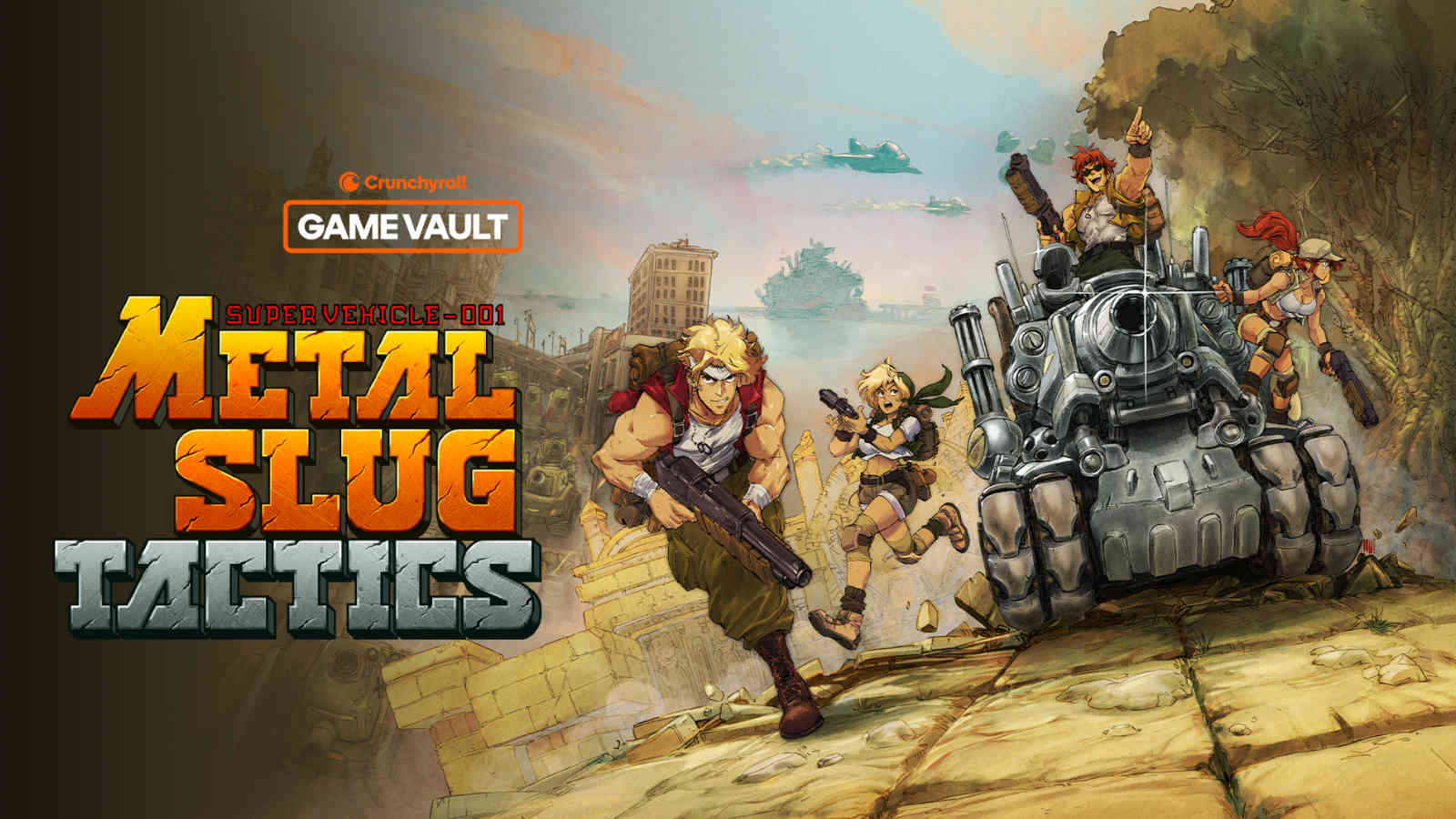 Crunchyroll Game Vault Metal Slug Tactics key visual