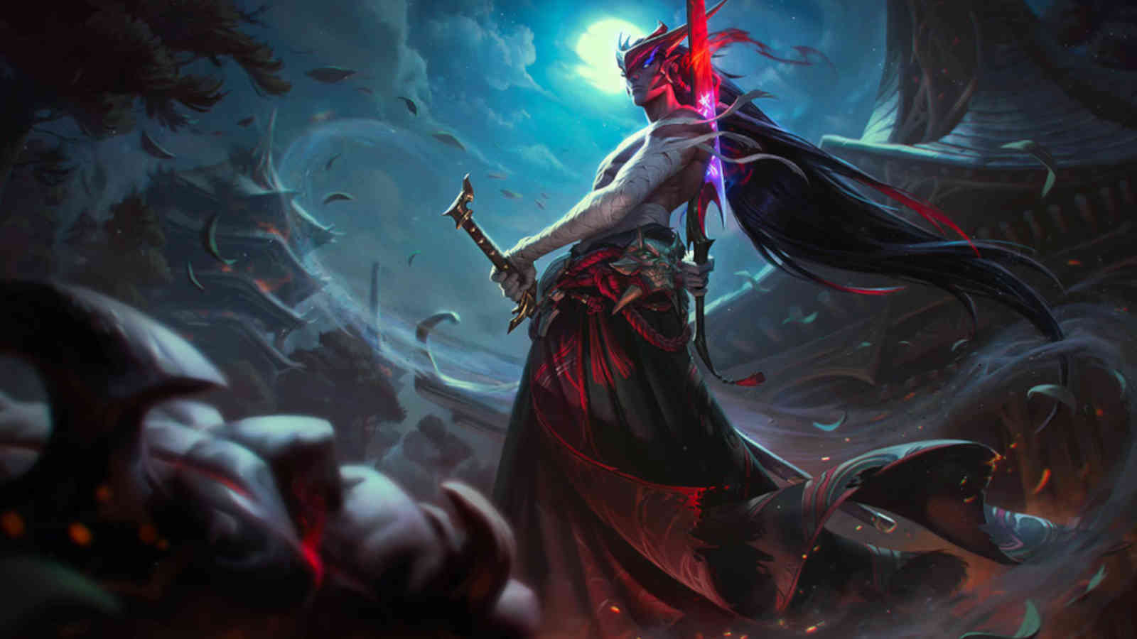 League of Legends Yone base splashart wallpaper