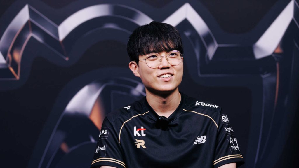 Cuzz of KT Rolster at the League of Legends Worlds 2025 Asset Day on October 14, 2025 in Beijing, China. (Photo by Christina Oh/Riot Games)