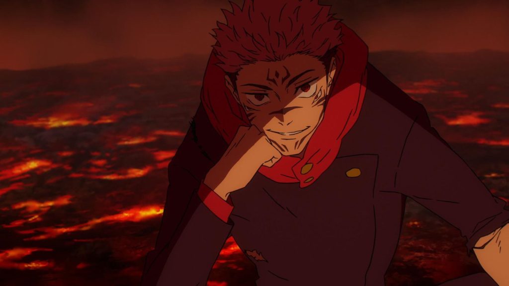 Jujutsu Kaisen main antagonist Ryomen Sukuna in Yuji Itadori's body seen in season 2's Shibuya Incident -- where to watch Jujutsu Kaisen