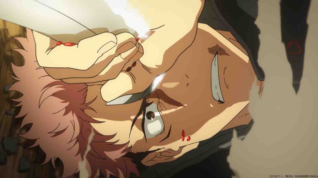 Jujutsu Kaisen main character Yuji Itadori seen in season 3