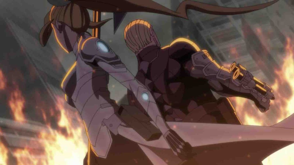 Kaiju no 8 heroes Hikari Shinomiya and Isao Shinomiya