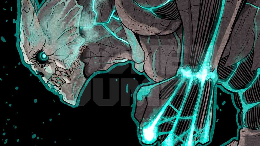 Kaiju no 8 official cover art in Viz Media from Shonen Jump