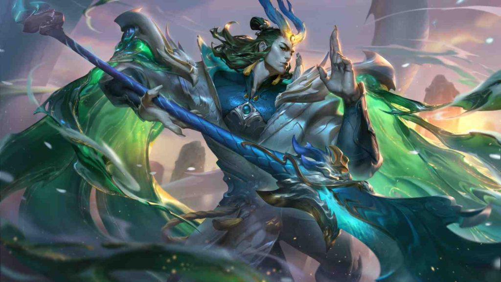 Immortal Journey Zaahen skin splashart official wallpaper