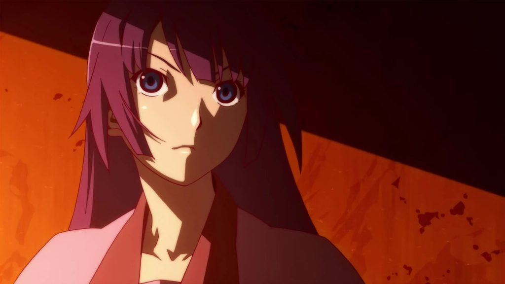 Hitagi Senjogahara in the Monogatari Series anime.