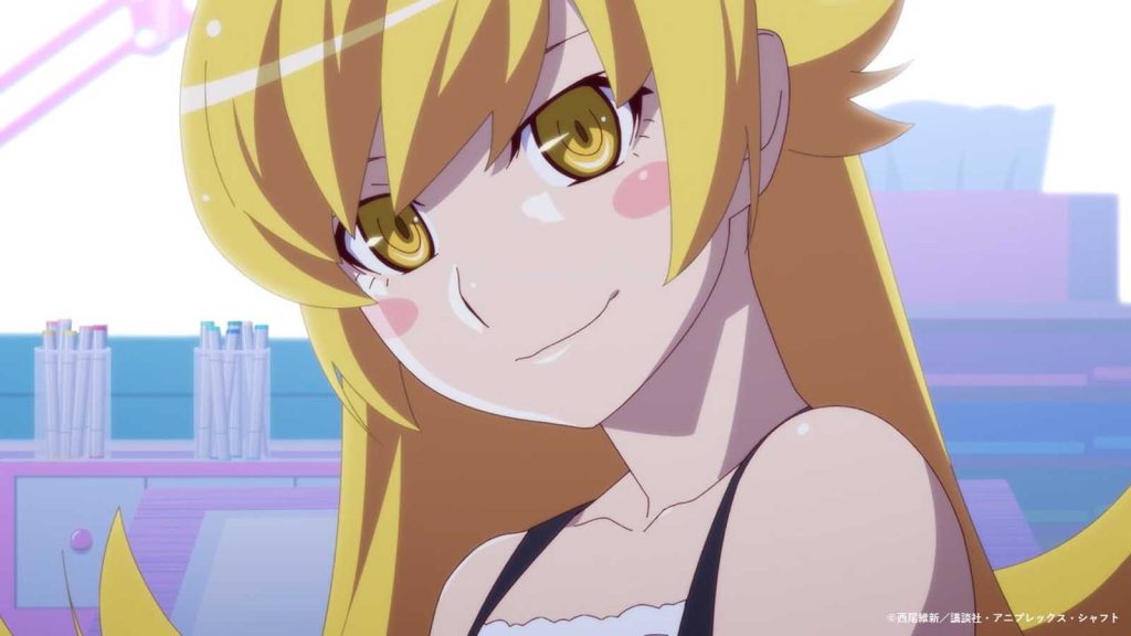 Shinobu Oshino in the Monogatari anime series.