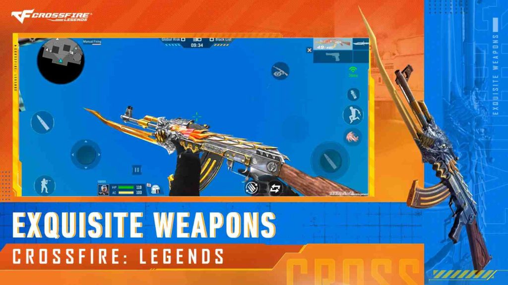 Crossfire Legends exquisite weapons showcase