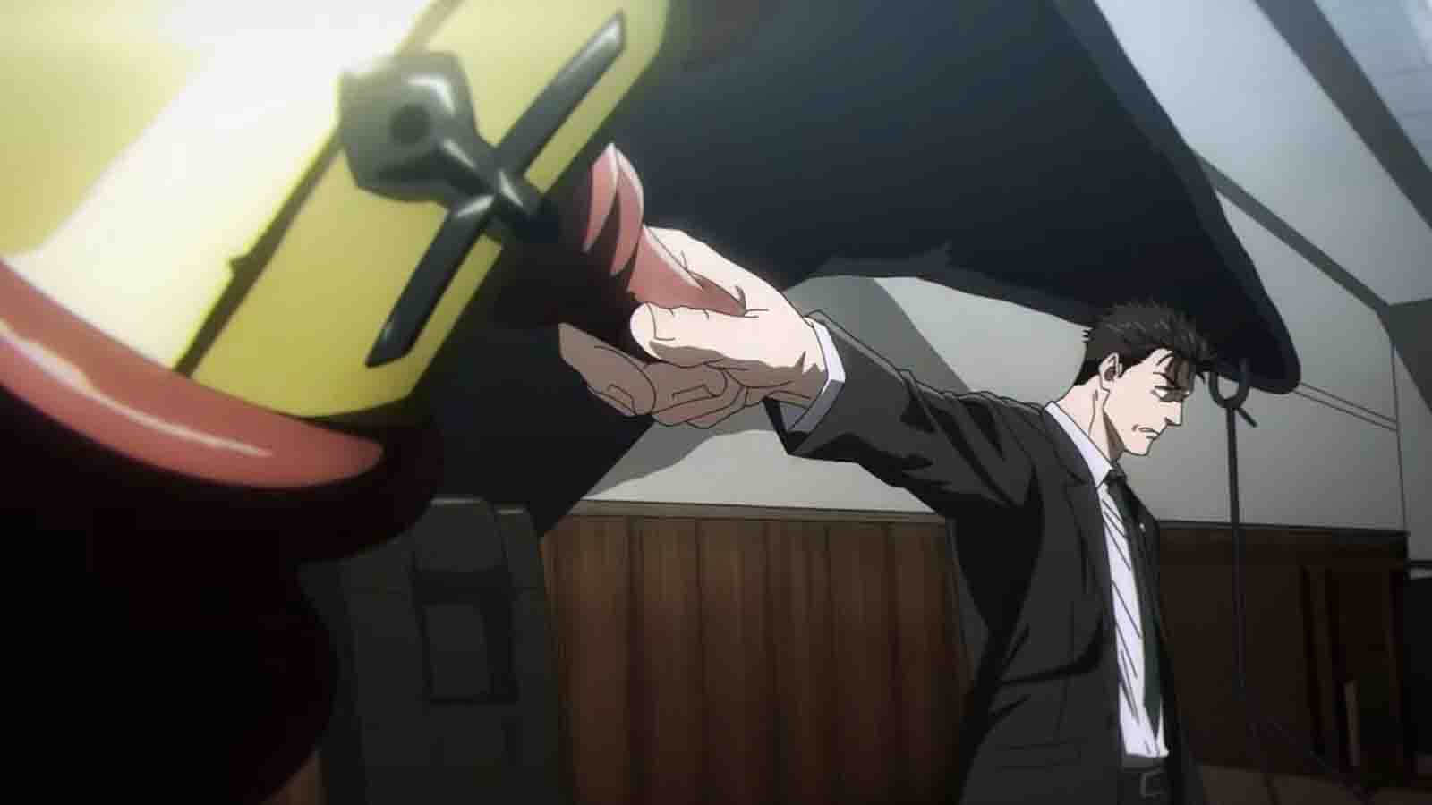 Jujutsu Kaisen season 3 character Hiromi Higuruma seen in Crunchyroll's Jujutsu Kaisen season 3 part 1 trailer