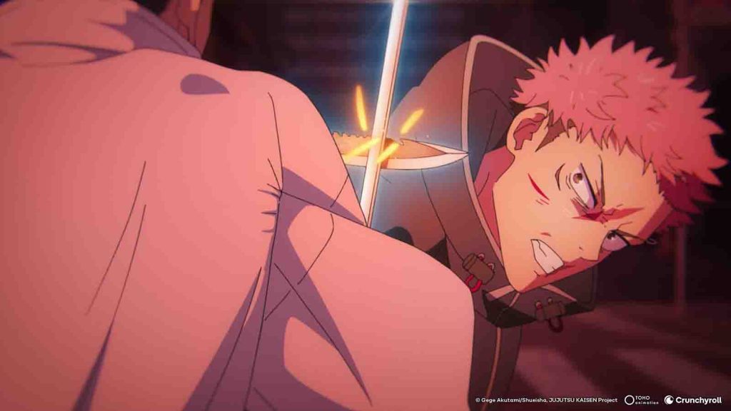 Jujutsu Kaisen main characters Yuji Itadori and Yuta Okkotsu fighting in Jujutsu Kaisen season 3 review