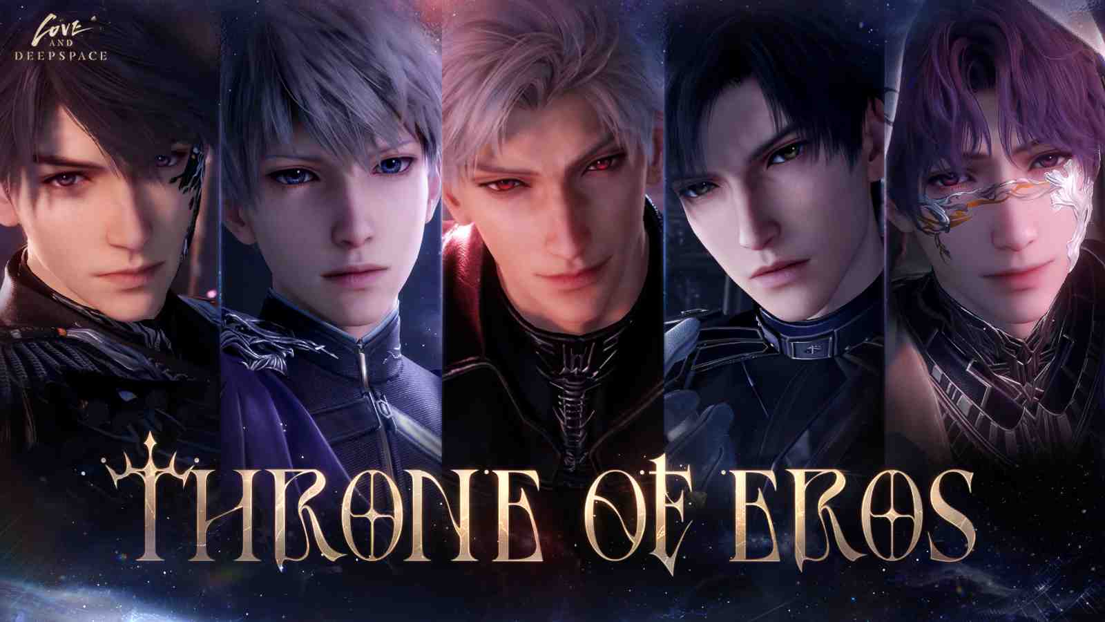 Love and Deepspace 5-star Memory Throne of Eros key visual
