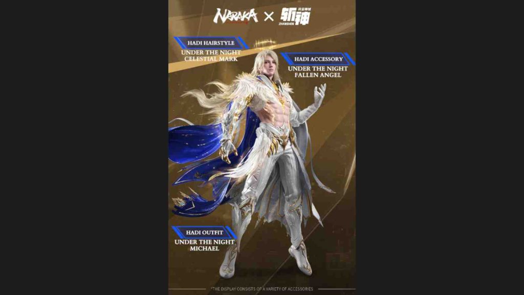 Naraka x Zhanshen crossover event Hadi Under the Night skin
