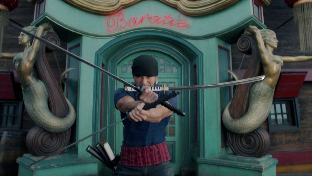 Mackenyu Arata as Zoro in One Piece live action season 1.