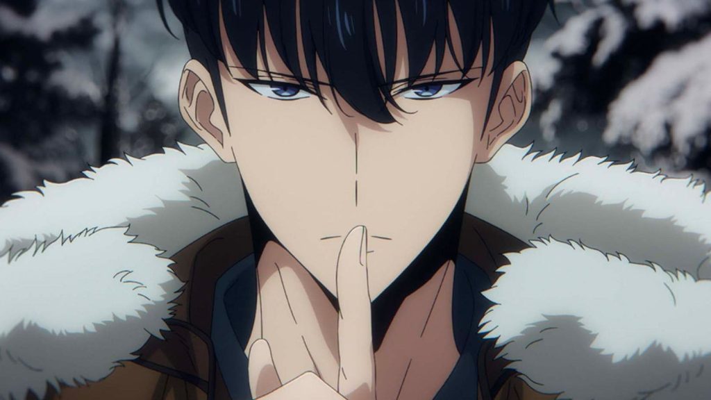 Solo Leveling main protagonist Sung Jinwoo. Watch this anime on Crunchyroll.