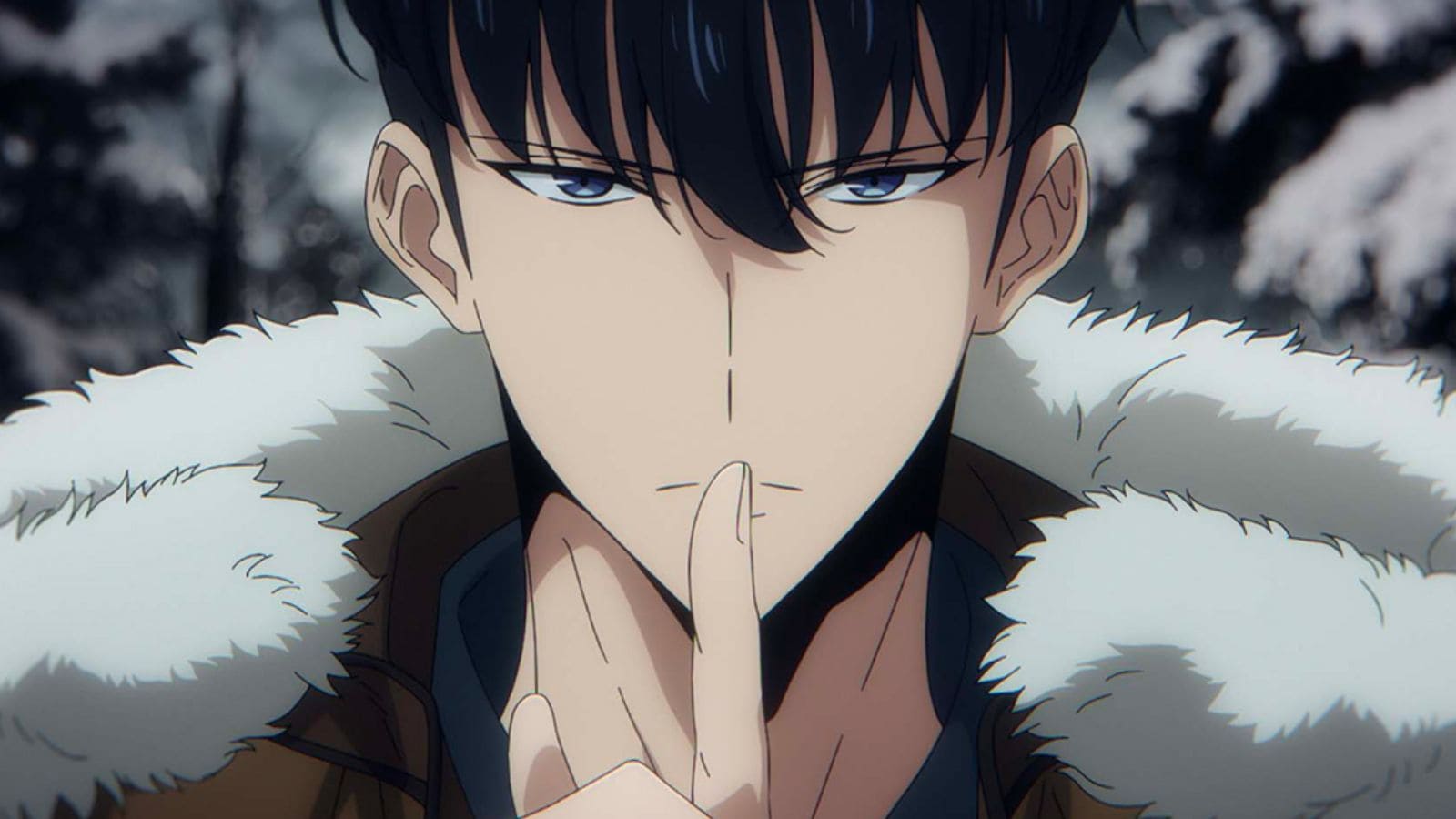 Solo Leveling main protagonist Sung Jinwoo. Watch this anime on Crunchyroll.
