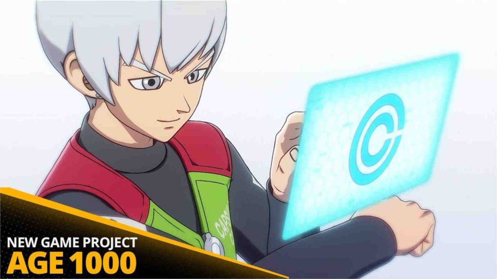 Dragon Ball Age 1000 teaser showing young male with white hair