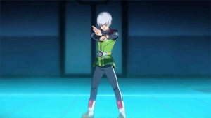 Dragon Ball Age 1000 teaser showing young male with white hair posing before a fight