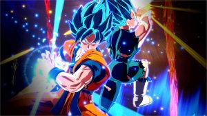 Dragon Ball Sparking Zero DLC key visual showing Goku in new super mode