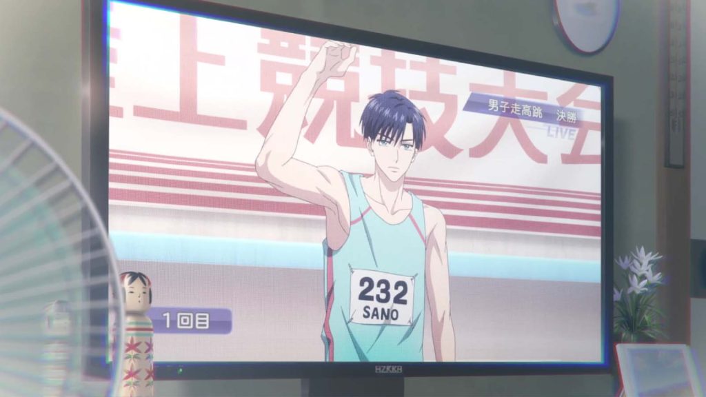 Izumi Sano on local television in the Hana Kimi anime.