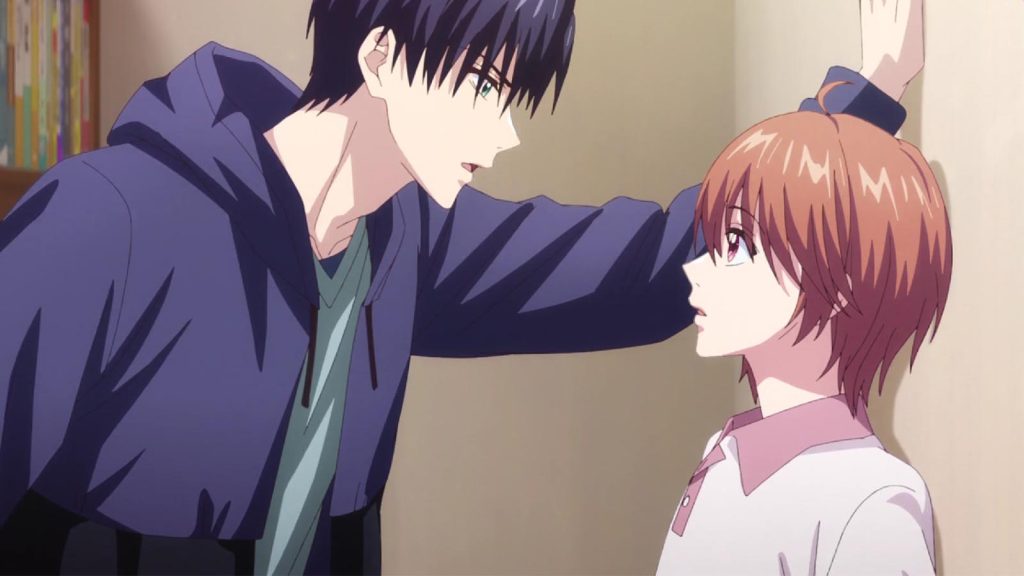 Izumi Sano and Mizuki Ashiya in Hana Kimi anime episode 3.