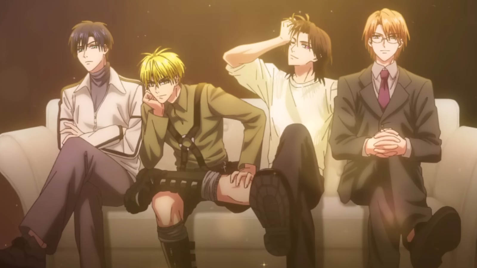Hana Kimi anime characters in the opening theme "Adrena," featuring Izumi Sano, Shuichi Nakatsu, Minami Nanba, and Hokuto Umeda.