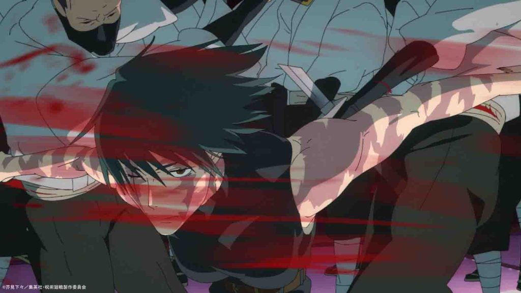 Jujutsu Kaisen character Maki Zenin seen in the Perfect Preparation arc