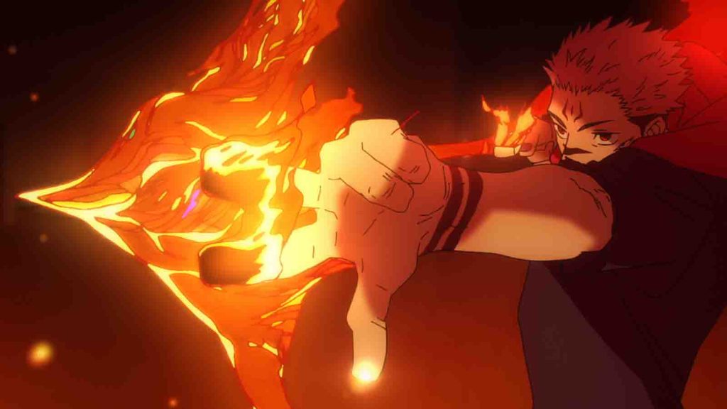 Jujutsu Kaisen antagonist Ryomen Sukuna seen activating Fuga, his secret technqiue, in the Shibuya Incident arc