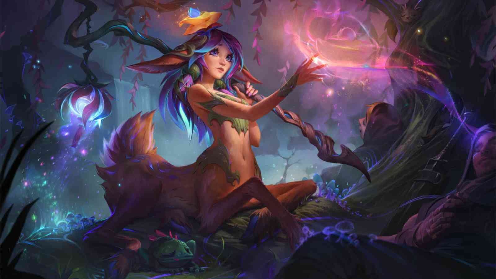 League of Legends champion Lillia base splashart