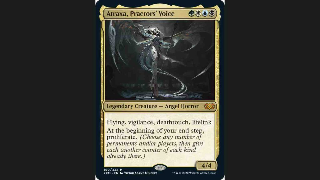 Magic: The Gathering Atraxa, Praetors' Voice Commander Card