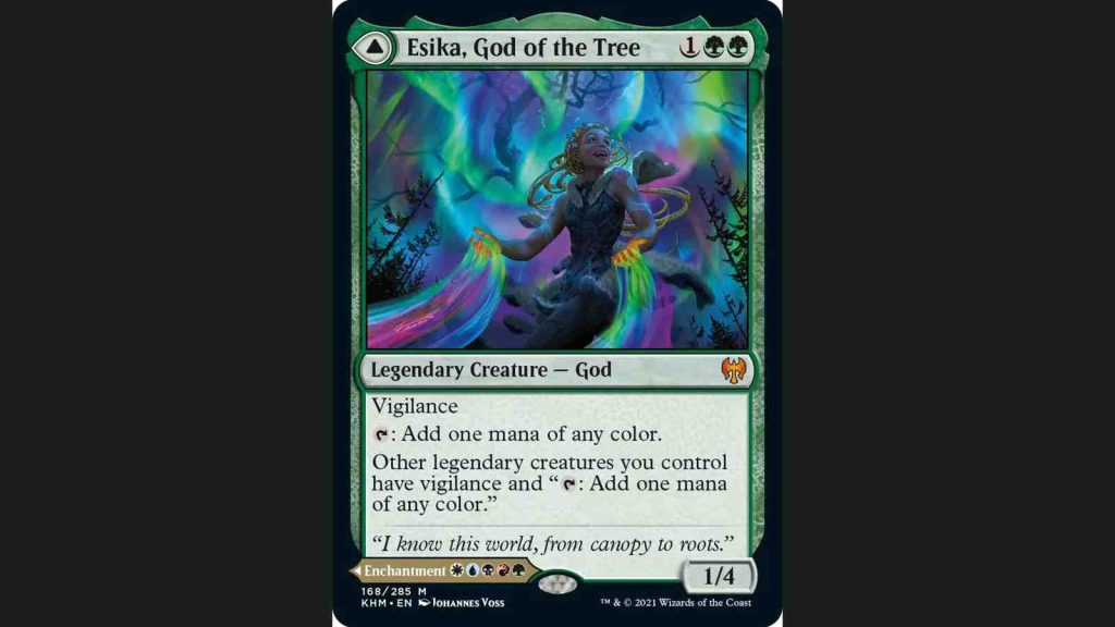 Magic: The Gathering Esika, God of the Tree card