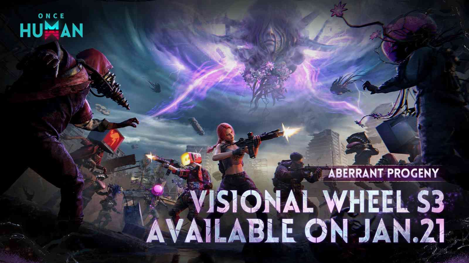 Once Human Visional Wheel Season 3 key visual