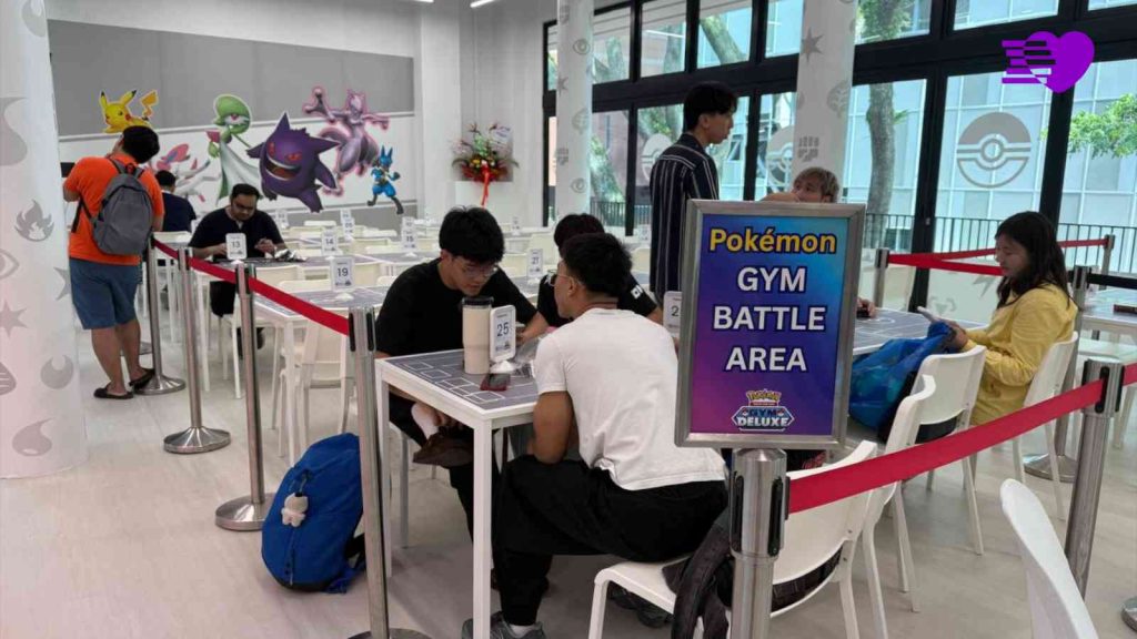 Pokemon TCG Gym Deluxe Gym Battle Area at *SCAPE Singapore