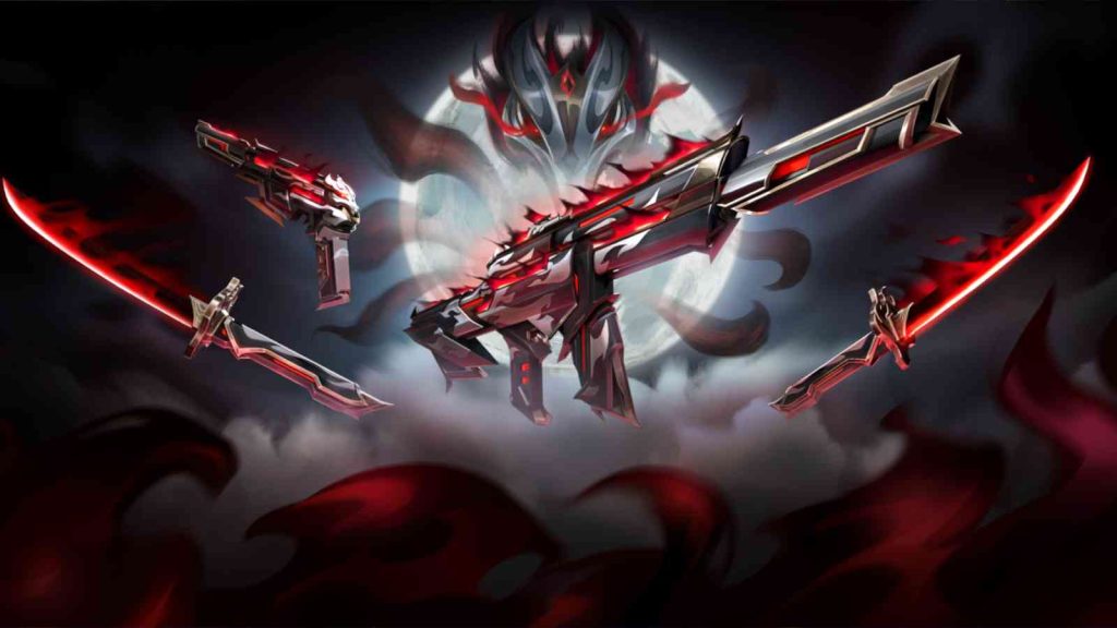 Ayakashi Collection in Valorant, a Japanese-inspired skinline released in Valorant 2026 Act 1