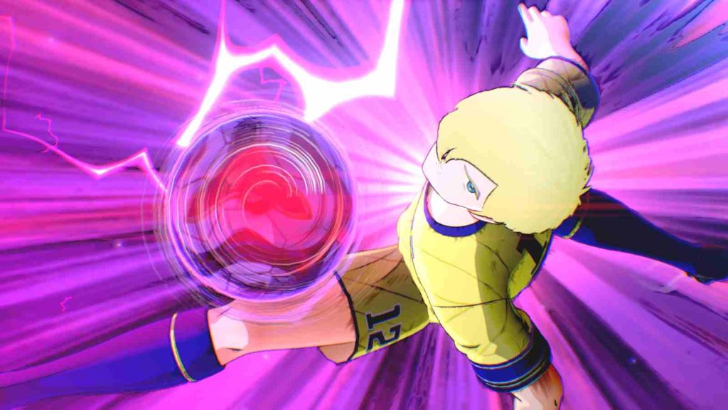 Stefan Levin mid-kick in Captain Tsubasa 2 World Fighters official teaser