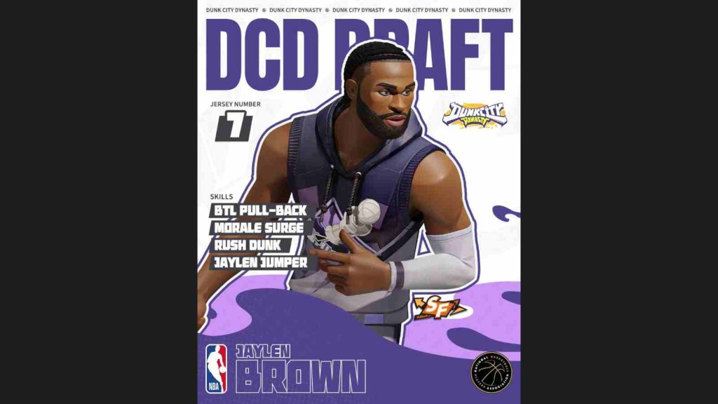 Preview of Jaylen Brown in Dunk City Dynasty