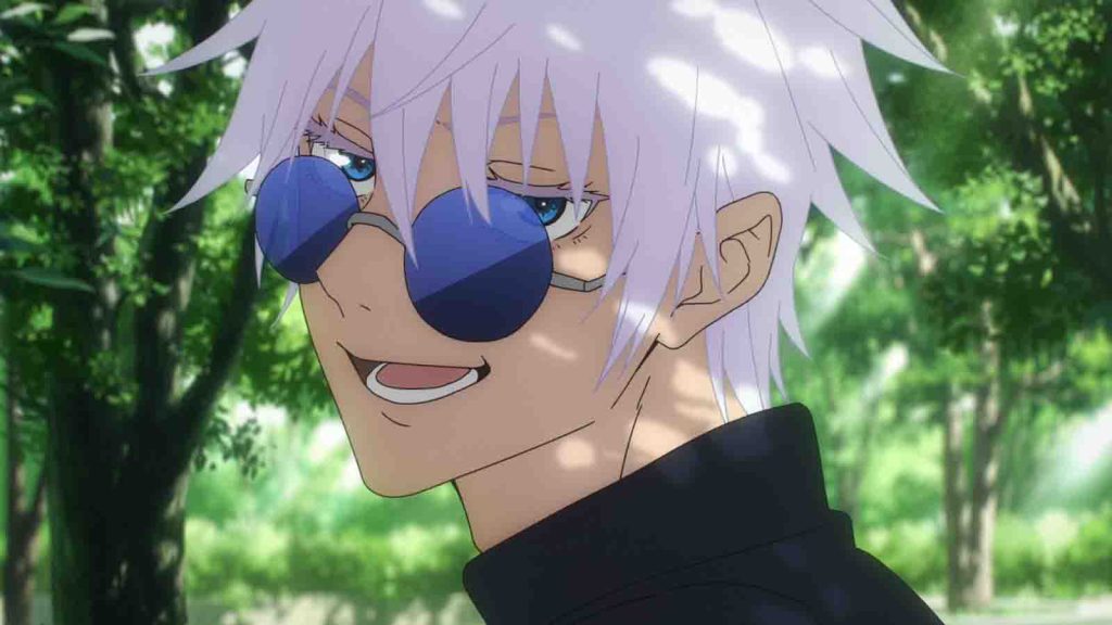 Jujutsu Kaisen character Satoru Gojo seen in the Hidden Inventory Arc in his early Jujutsu High days