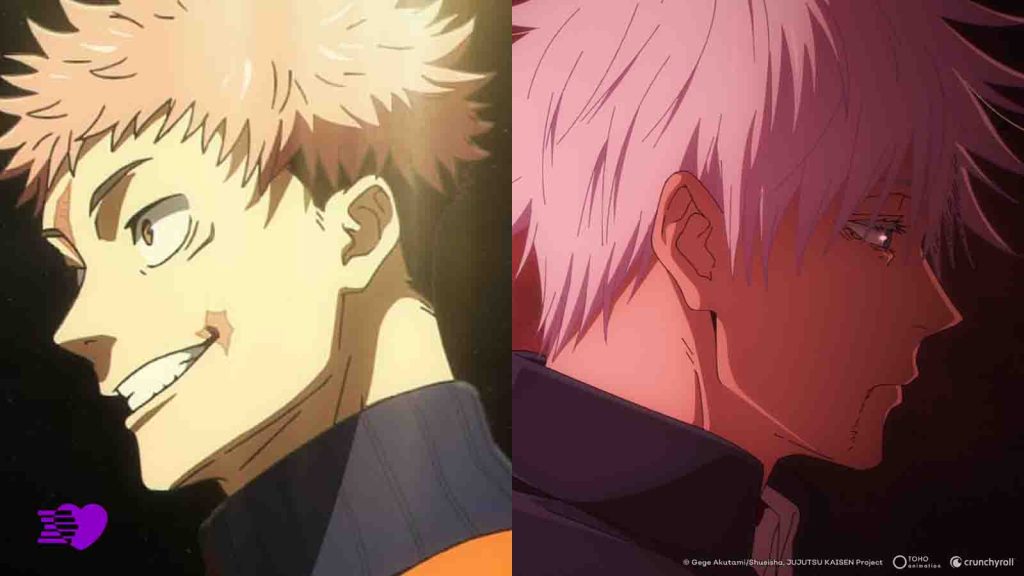 Jujutsu Kaisen characters Satoru Gojo and Yuji Itadori side-by-side in Fanstanza's How Yuji avoided Gojo's mistake article