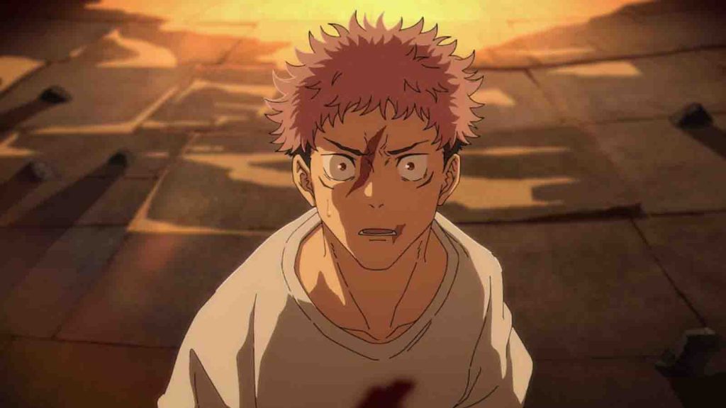 Jujutsu Kaisen protagonist Yuji Itadori seen in the Execution arc after the Shibuya Incident