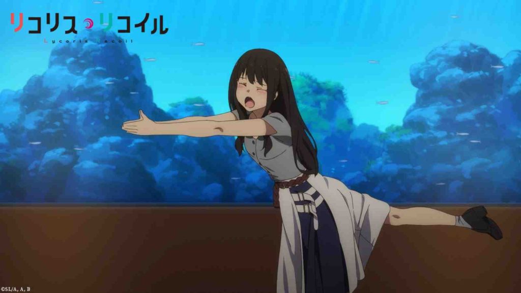 Special official art of Takina Inoue in celebration of Garden Eel day in November 2025