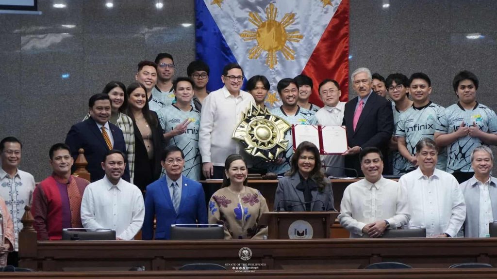 M7 World Championship champions Aurora Gaming PH Senate visit