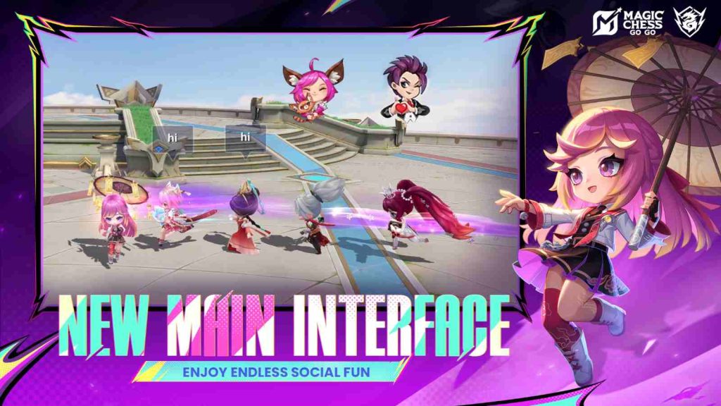 MLBB Magic Chess Season 5 GO GO PLAZA new interface teaser image