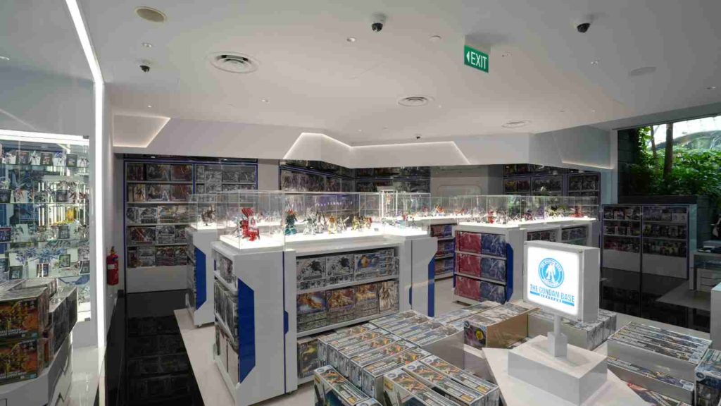 Inside The Gundam Base Singapore Store at Jewel Changi Airport