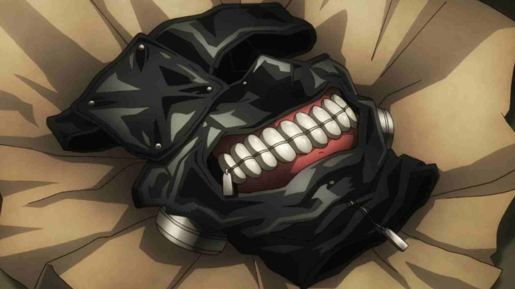 Presenting the completed Ken Kaneki's ghoul mask in Tokyo Ghoul anime season 1