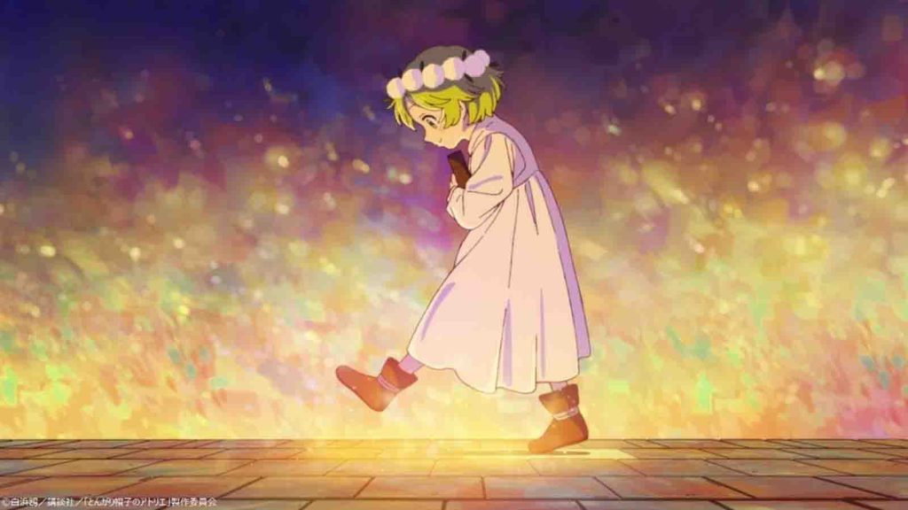 Witch Hat Atelier main character Coco seen walking