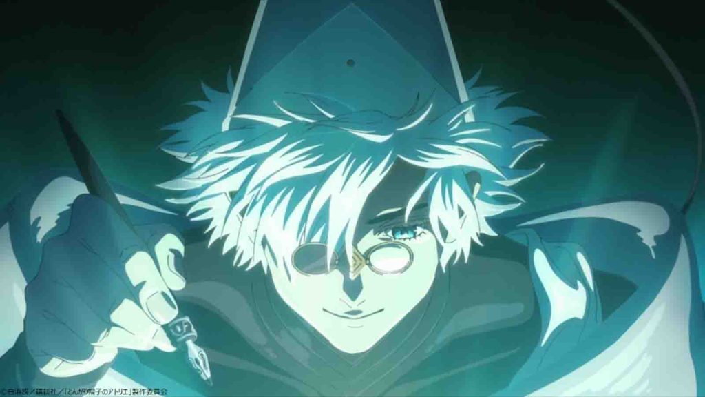 Witch Hat Atelier main character Quifrey seen casting a spell