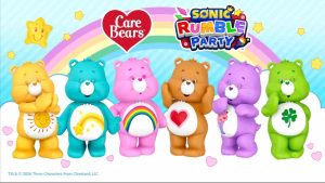Care Bears x Sonic Rumble Party official key visual