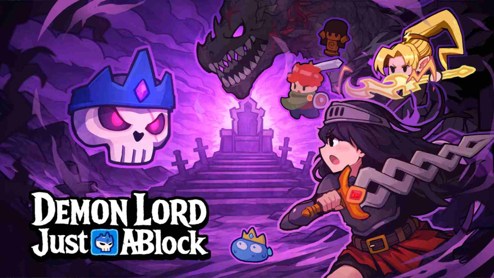 Demon Blocks Demon Lord Just a Block totally reinvents roguelite combat