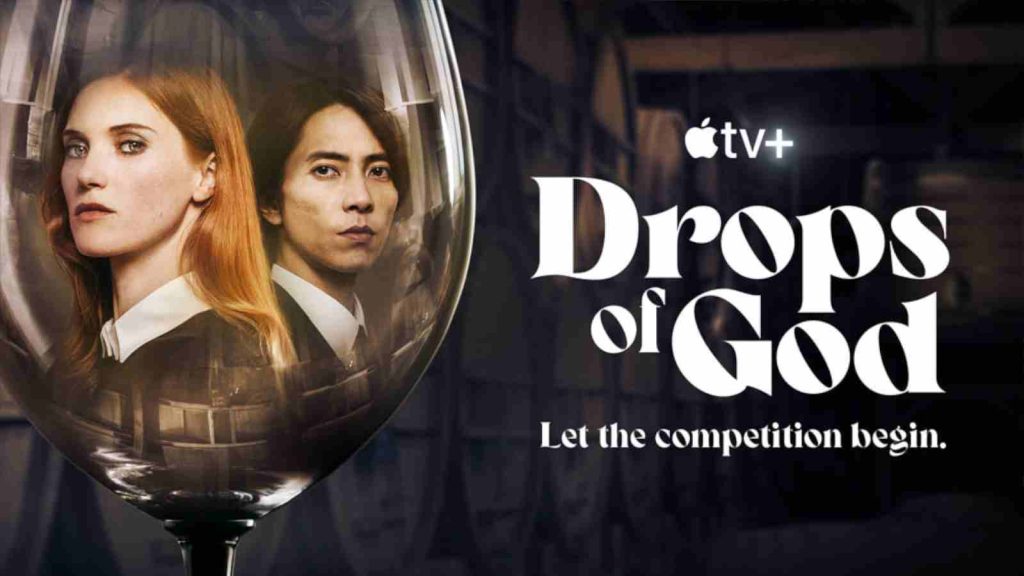 Drops of God key visual showing on Apple TV