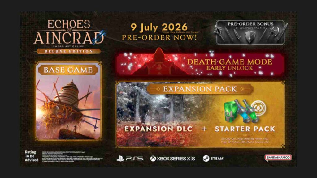 Echoes of Aincrad deluxe edition