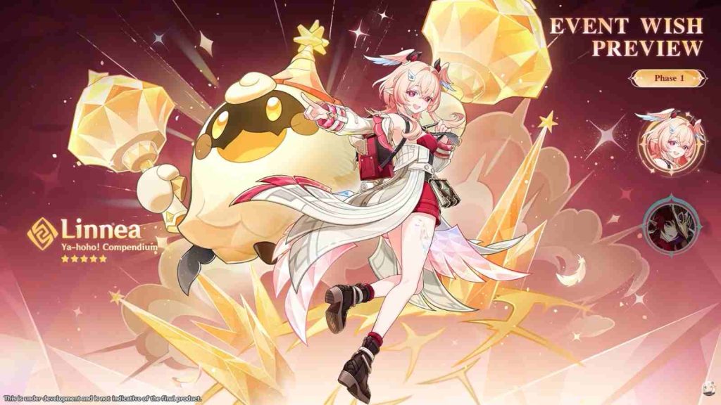 Genshin Impact Luna VI banner phase 1 featuring Linnea